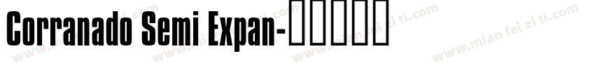 Corranado Semi Expan字体转换